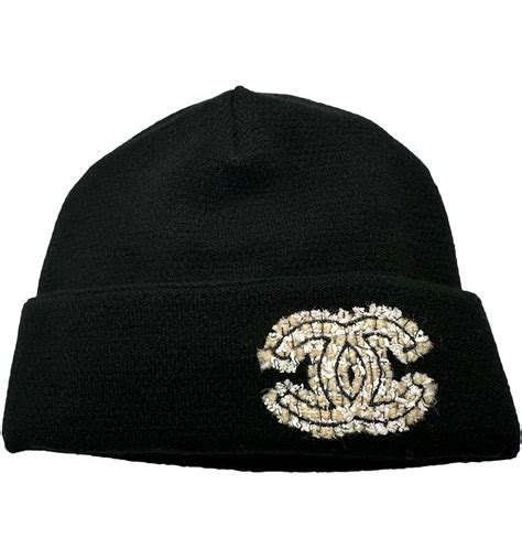 chanel mütze damen schwarz